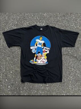 Obama Vs McCain Cowboys Redskins Parody Tee size XL Political 2008 Vintage Style